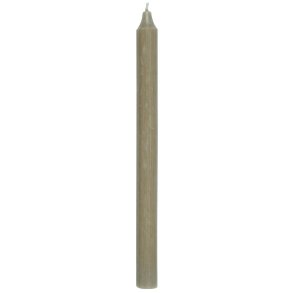 Ib Laursen, Kronelys, H�rgr�, H29 cm.