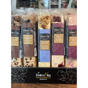 La Dolce Vita, Bl�d Nougat 100 g., ass. variant, pris pr. stk. - BEDST F�R 09/2026