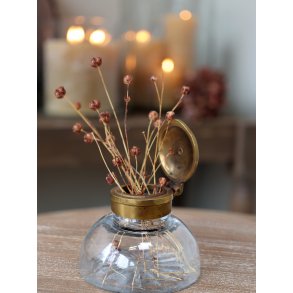 Chic Antique, Gl. vase med lg