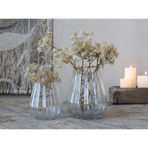 Chic Antique, Vase med riller, klar