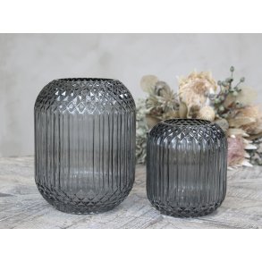 Chic Antique, Vase med ternet mnster, kul