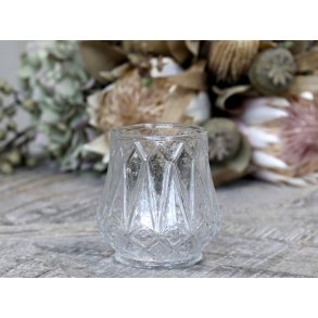 Chic Antique, Vase i klart glas, 8,5 cm