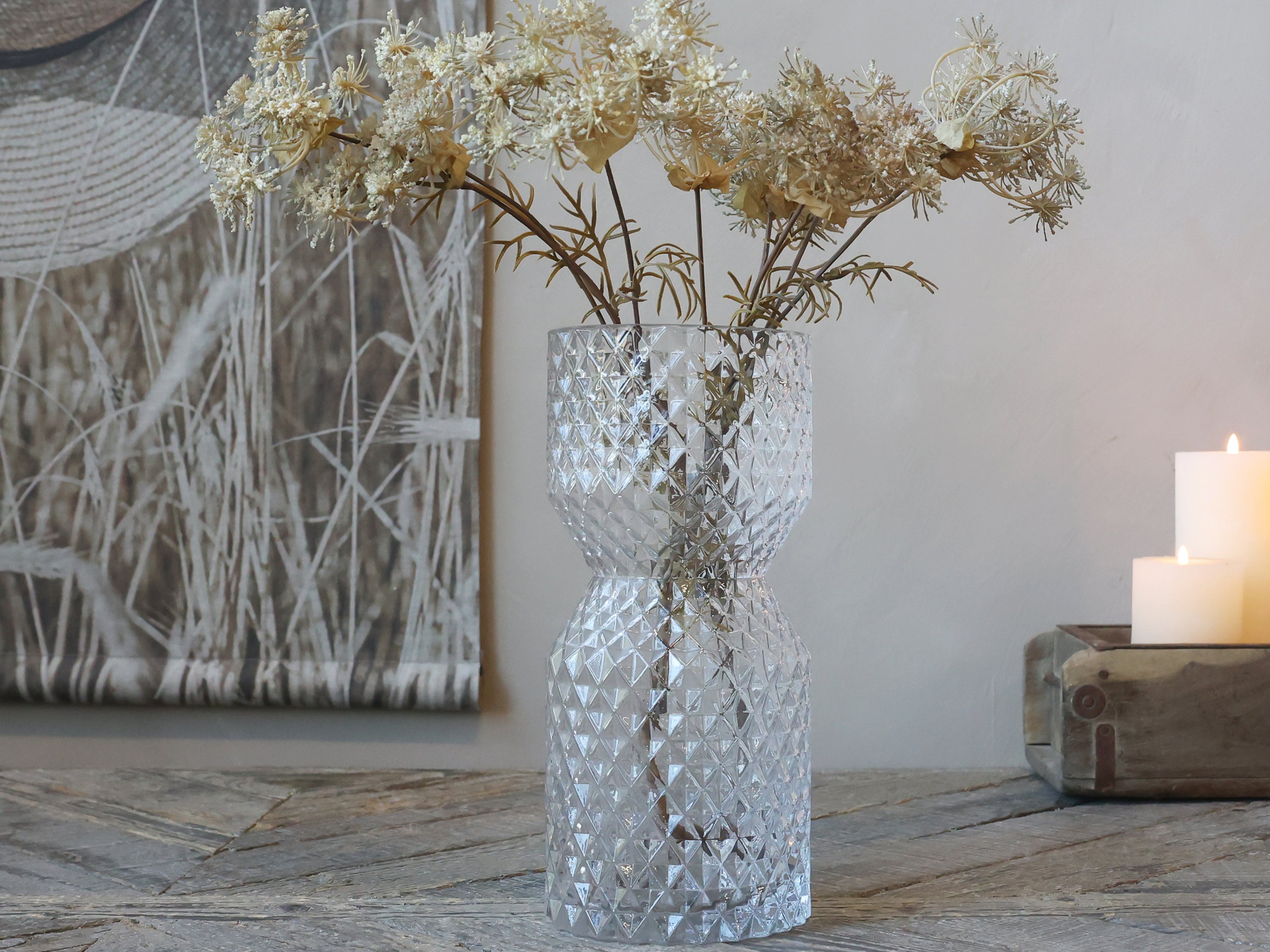 Chic Antique, Vase med diamanudsk�ringer