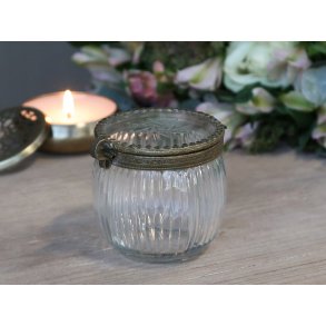 Chic Antique, Krukke med messing dekor