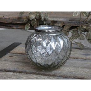 Chic Antique, Vase m. perlekant (mnster)