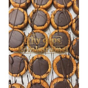 Chokolenten, Thy Cups: Romkaramel & m�rk chokolade (skildpadde inspireret) 