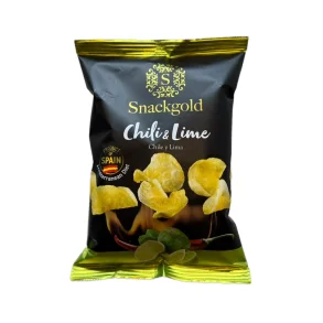Snack gold, Spanske Gourmet chips med med Chili & Lime, 125g. - BEDST F�R 17/6-26