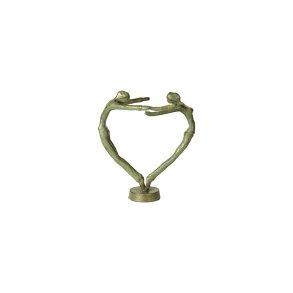 Speedtsberg, Hjerte, metalfigur (antik grn)