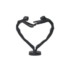 Speedtsberg, Hjerte, metalfigur (sort)