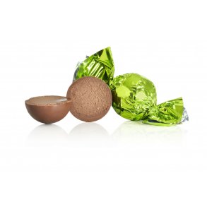 Cocoture, Fyldte chokoladekugler i lysegrnt folie