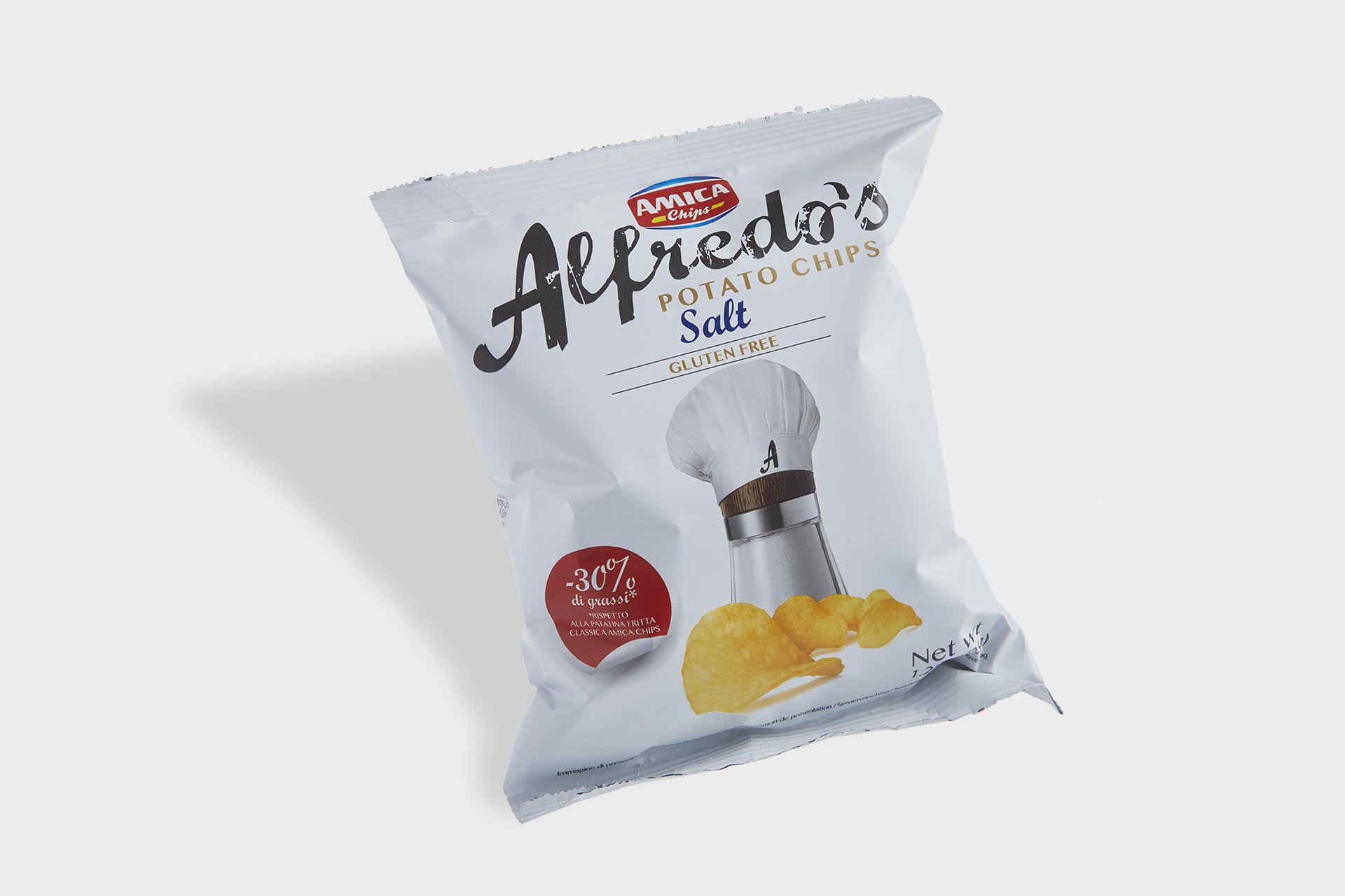 Lowin, Alfredo's chips med salt 