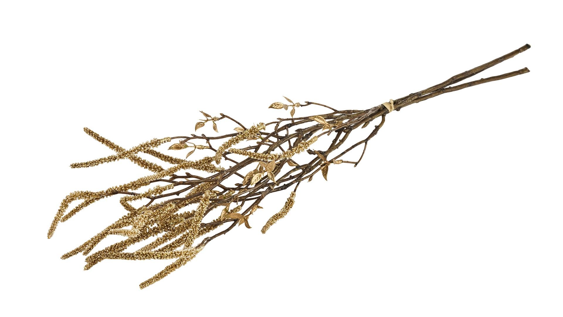 La Vida, Silkeblomst, Birkegren, gylden, L63 cm.