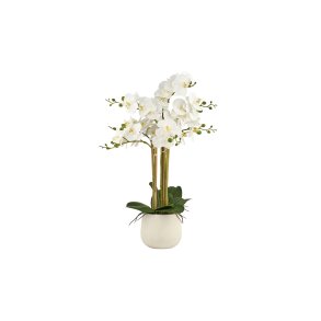 La Vida, Kunstig orkid, H65 cm, hvid