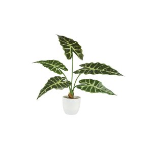 La Vida, Kunstig plante, Alocasia, H63, Broget