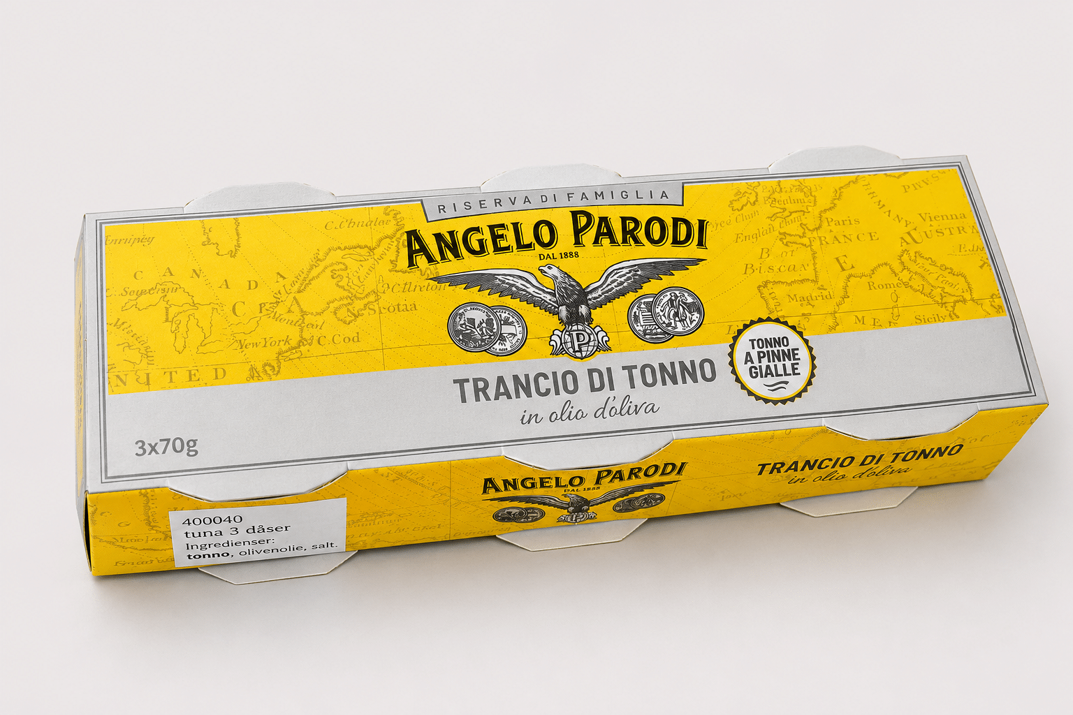 Lowin, Tun i olivenolie, 3 x 70 g