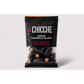 Lowin, Lakrids med saltkaramelfyld, 180 g.