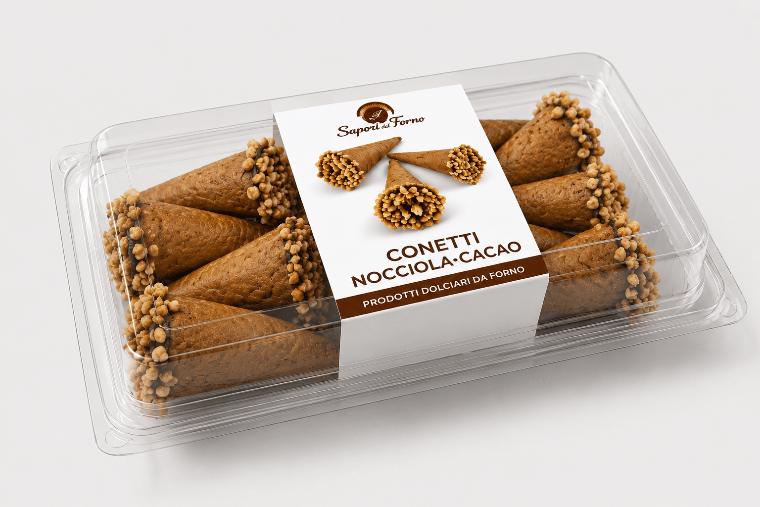 Lowin, Sapori Conetti � mini vafler med n�ddefyld