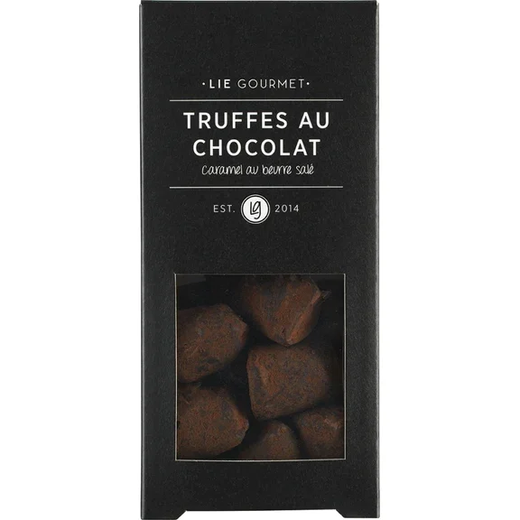 Lie Gourmet, Chokoladetrfler med saltkaramel, 110g. 