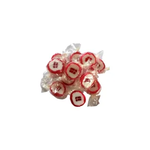 Sweets of Denmark, Hndlavet Bolcher, Dansk flag (pakket ind enkeltvis)