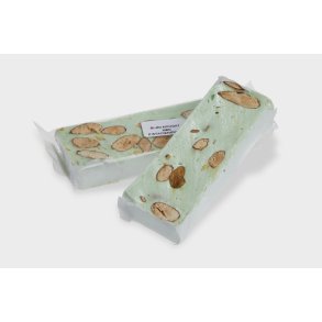 Lowin, Bld nougat med pistaciendder, ca 50 g.