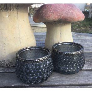 Clayre & Eef, Fyrfadsstage, gr, 8x6 cm.