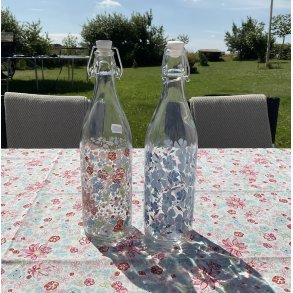 GreenGate, Glasflaske, Lrke, hvid