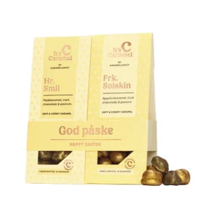 Karamelleriet, GOD P�SKE, 2 x 100 g, gul