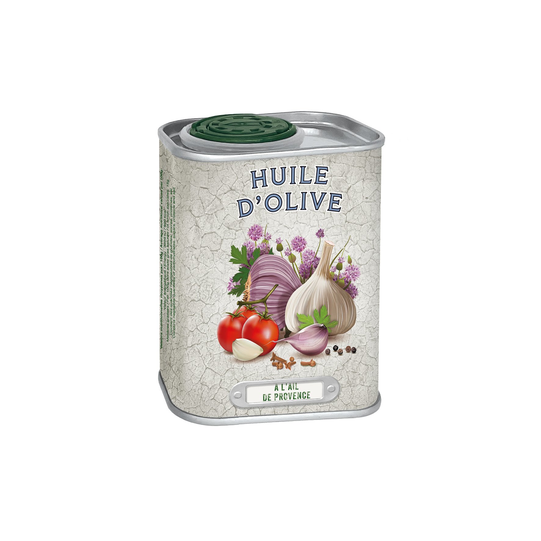 Gourmeture, Ekstra jomfruolivenolie, med hvidl�g fra Provence, 75 ml., d�se