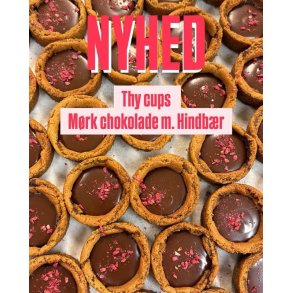 Chokolenten, Thy Cups:  Hindb�rfyld, m�rk chokolade & fryset�rret hindb�rdrys