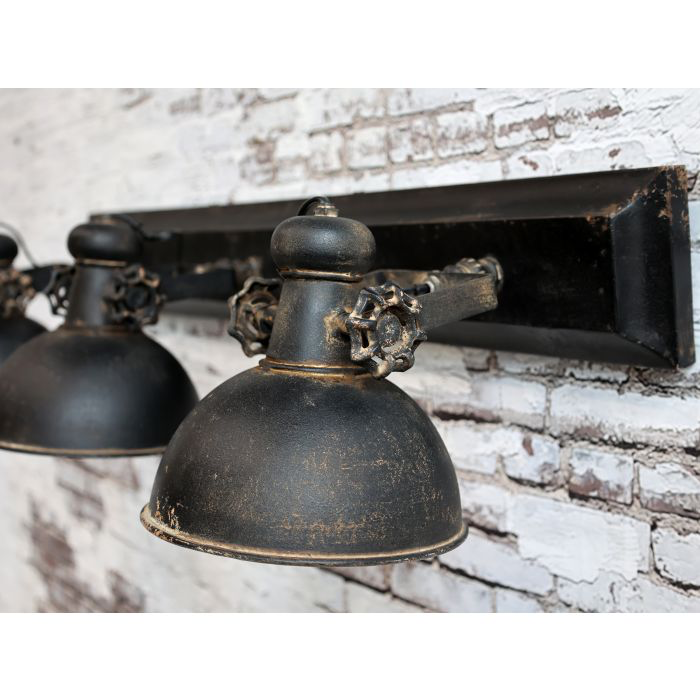 Chic Antique, Factory Lampe med 3 spot