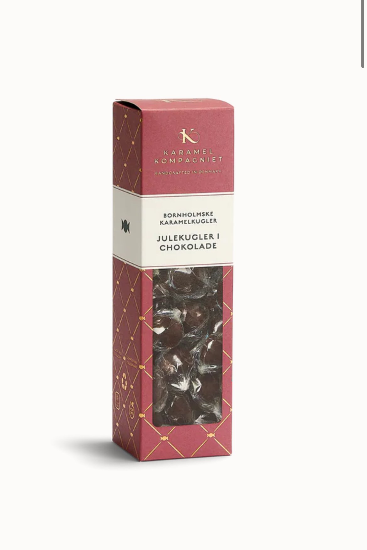 Karamel Kompagniet, Karamelkugler, Julekugler med chokolade