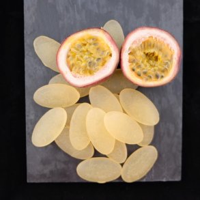 Almaregrden, Vingummi med smag af passionsfrugt