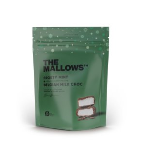 THE MALLOWS, Frosty mint og mlkechokolade, 90g.