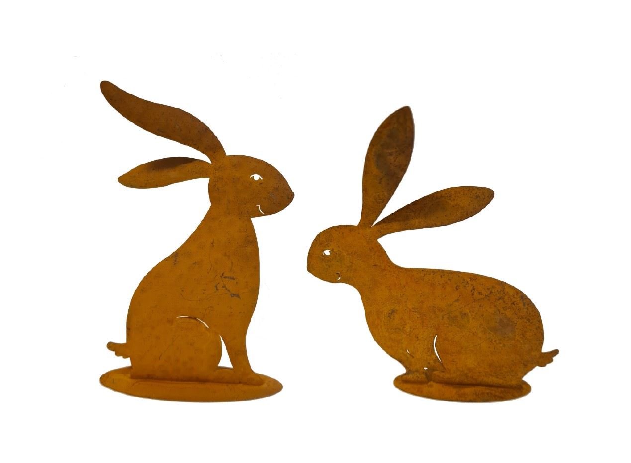 La Vida, Kanin, Metal 2 ass. 15+18 cm Rust