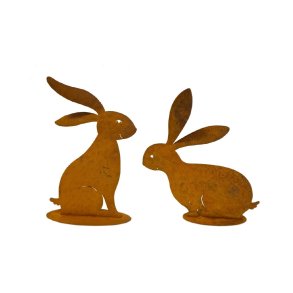 La Vida, Kanin, Metal 2 ass. 15+18 cm Rust