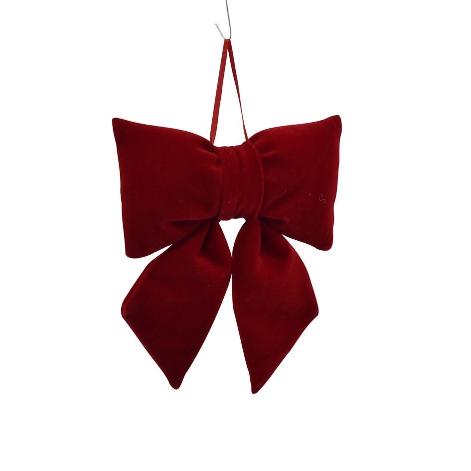 La Vida, Sl�jfe Velour, L:18cm, R�d