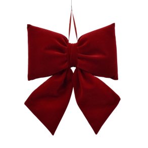 La Vida, Sl�jfe Velour, L:28cm, R�d