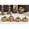 La Vida, Gr�skars�t, 4 stk., antik guld