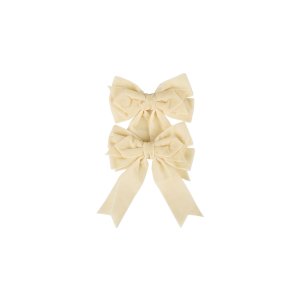 La Vida, Sl�jfe, Velour, S�t med 2 stk., 15 cm, Cream