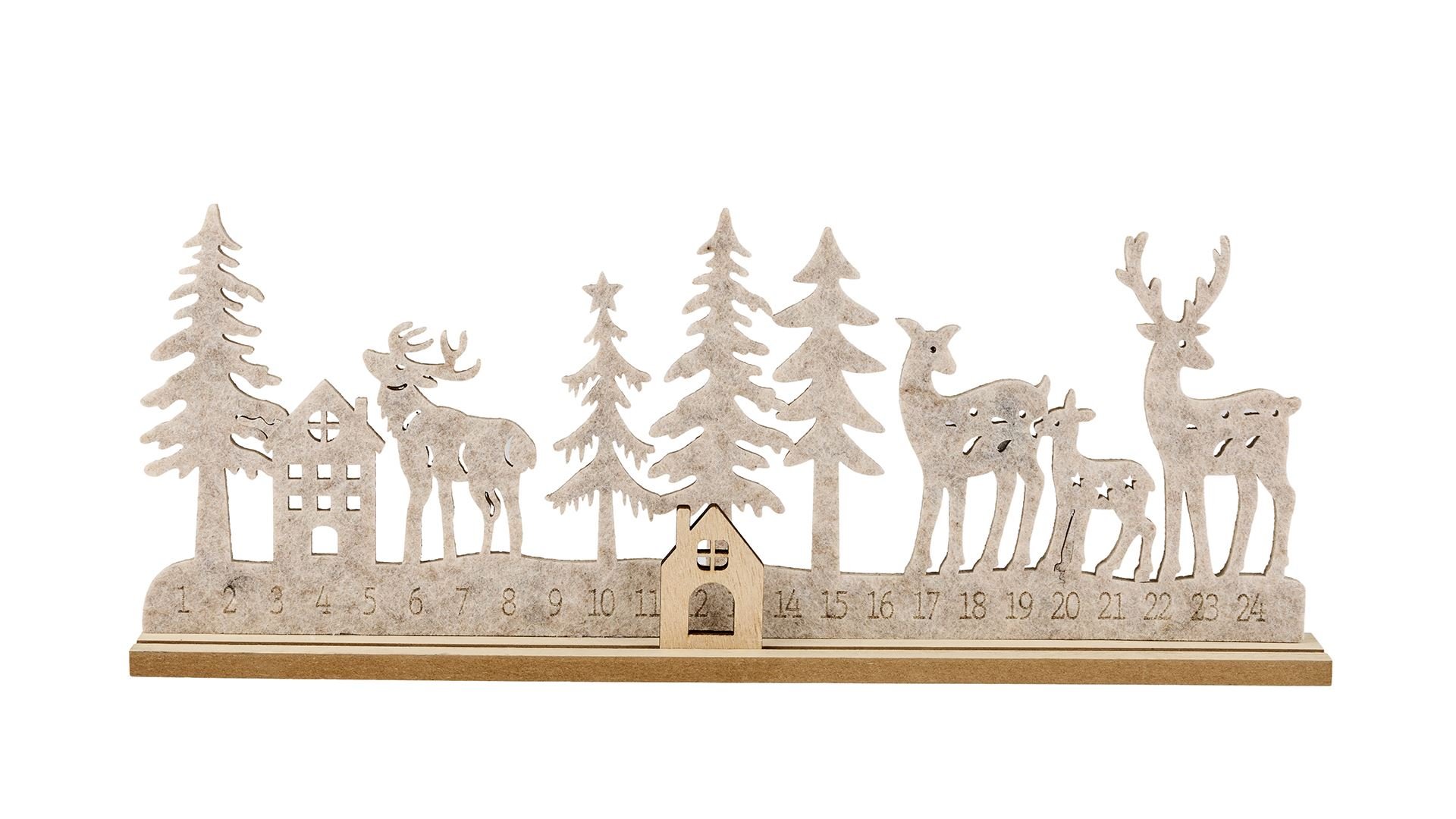 La Vida, Julekalender 1-24, Rensdyr, sand/natur