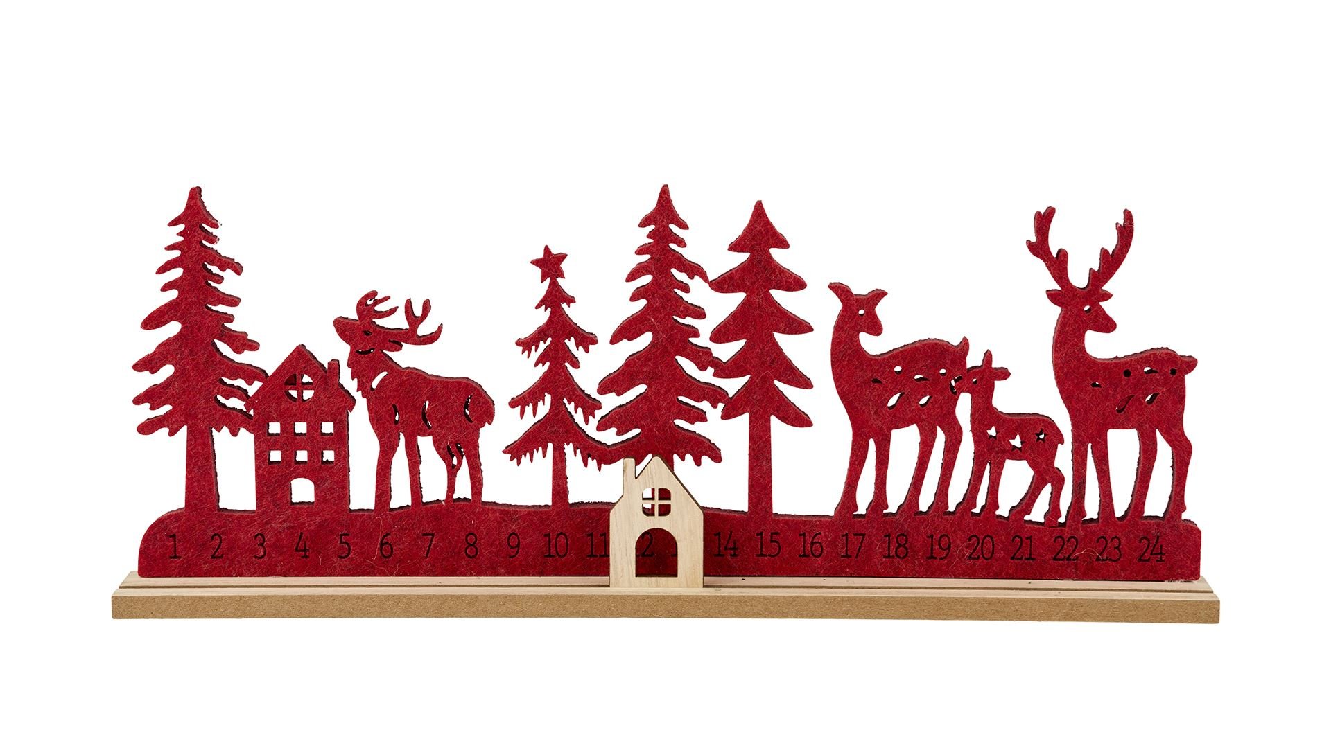 La Vida, Julekalender 1-24, Rensdyr, r�d/natur