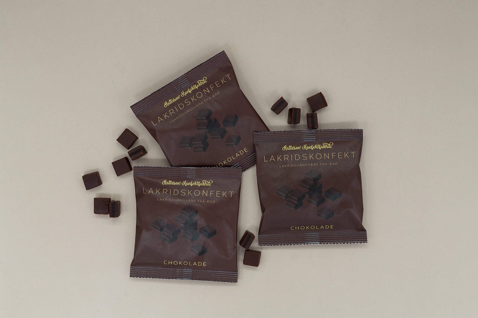 Hattesens Konfektfabrik, Pose, Chokolade