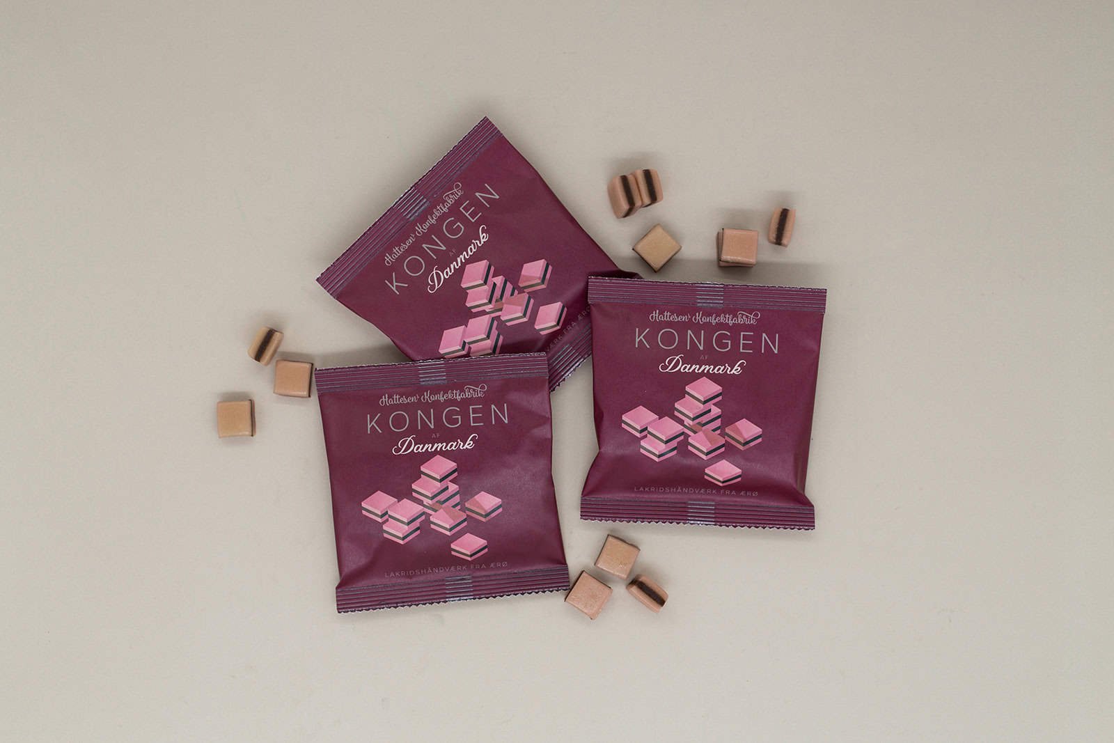 Hattesens Konfektfabrik, Pose, Kongen af Danmark