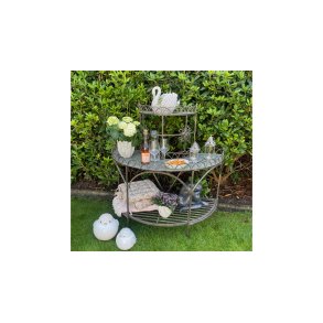 La Vida,  Potte Etagere, Antik metal