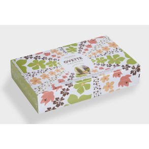 Lowin, Chokolade i �ske, Hvid chokolade med pistacie, 300g.