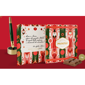 Lowin, M�lkechokolade med kort, 70g.