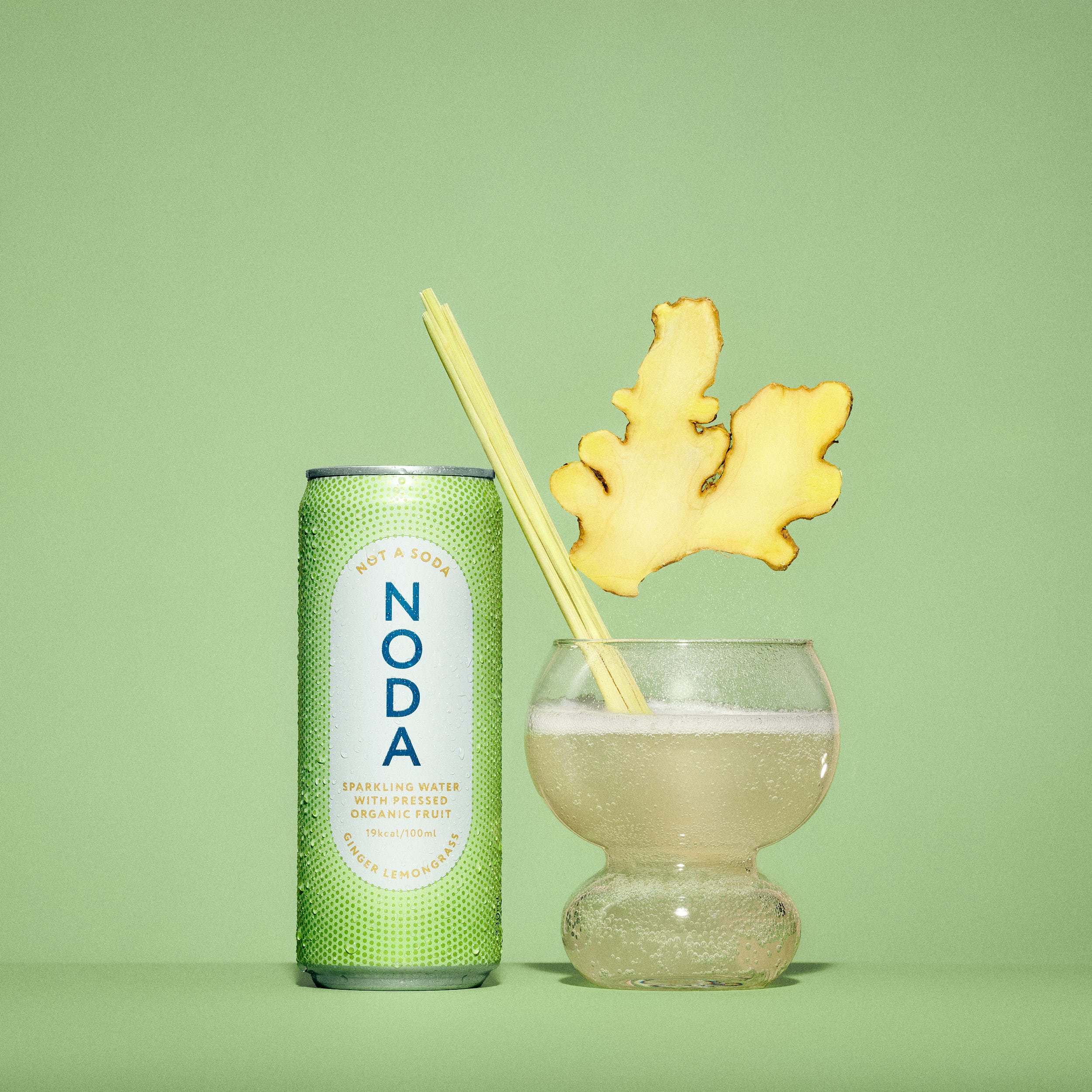 NODA, Ingefr Citrongrs, 330 ml. - BEDST FR 28/8-25