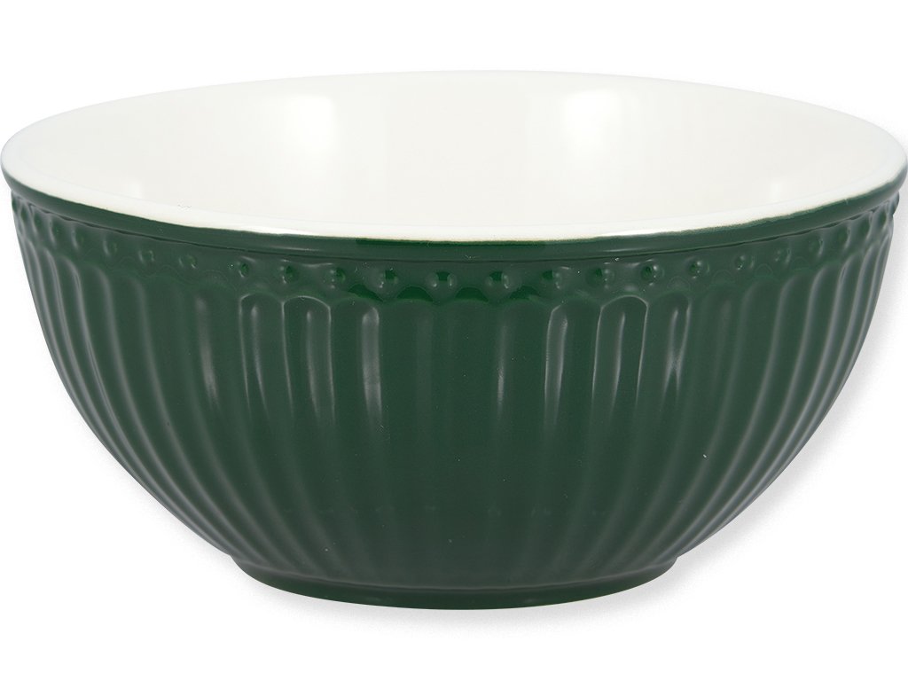 GreenGate, Morgenmadsskl, Alice, Gran-grn