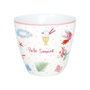 GreenGate, Latte kop, Lula, hvid