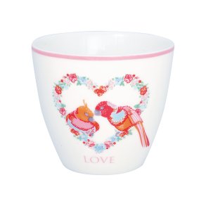 GreenGate, Latte kop, Xenia love, hvid